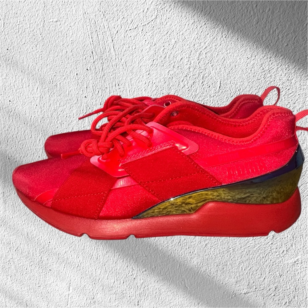 PUMA Muse Maia Street Red Sneakers